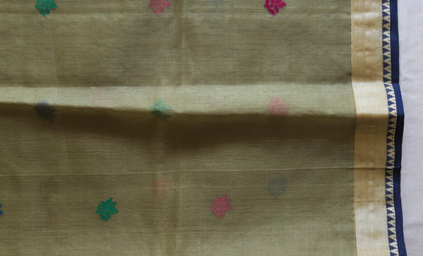 Handwoven Bengal Muslin Saree