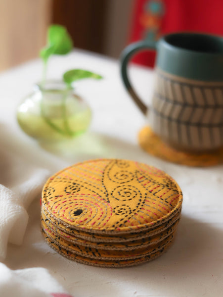 Bengal Kantha Tea/ Coffee Coaster