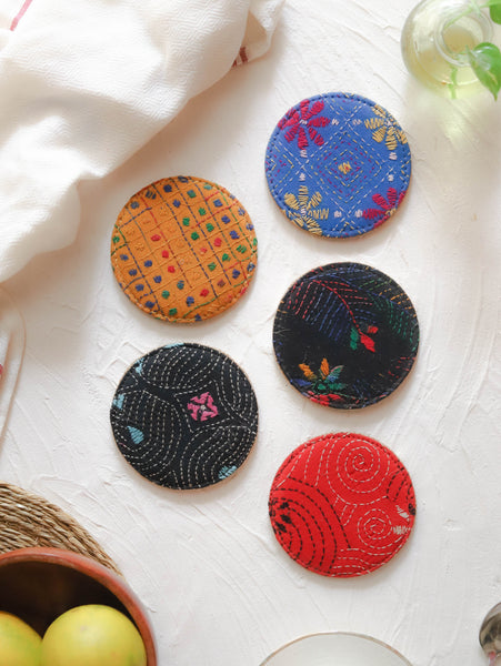 Bengal Kantha Tea/ Coffee Coaster