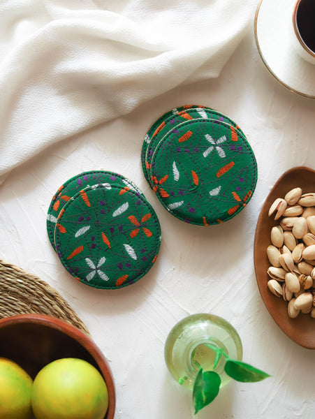 Bengal Kantha Tea/ Coffee Coaster