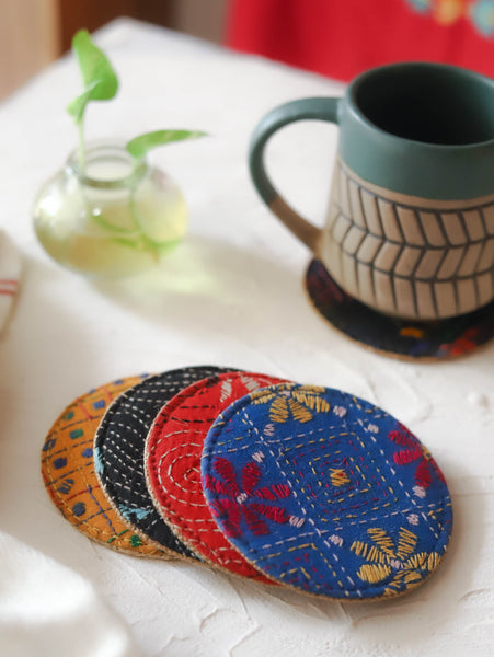 Bengal Kantha Tea/ Coffee Coaster