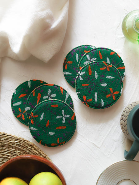 Bengal Kantha Tea/ Coffee Coaster