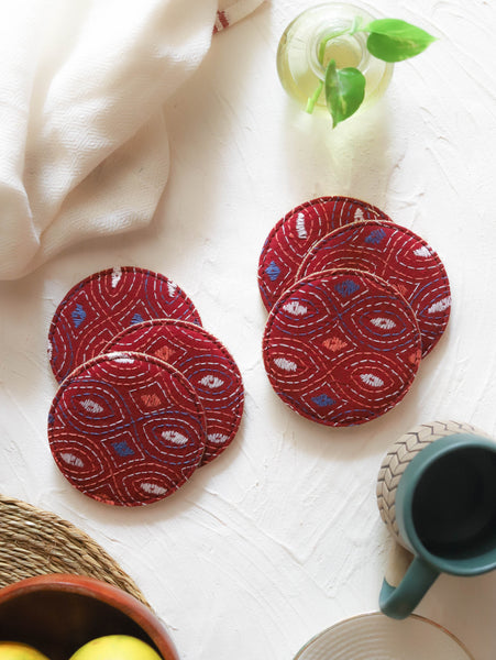 Bengal Kantha Tea/ Coffee Coaster