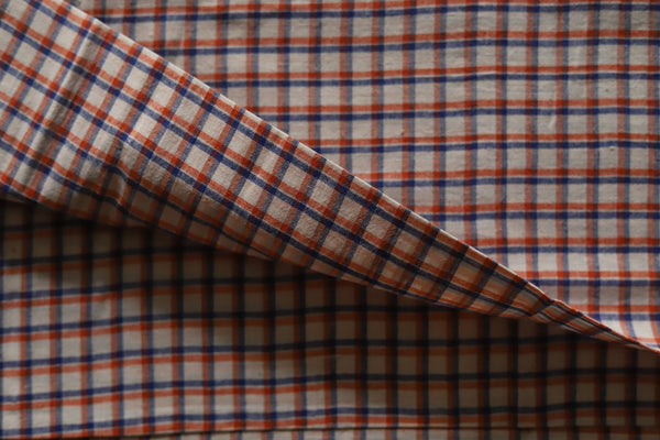 Bengal's Handwoven Cotton Check Fabric/ Yardage