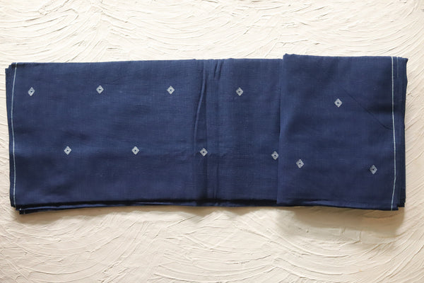 Bengal's Handwoven Cotton Fabric/ Yardage in Jamdani design