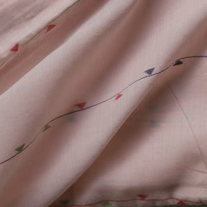 Bengal's Handwoven Cotton Fabric/ Yardage in Jamdani design