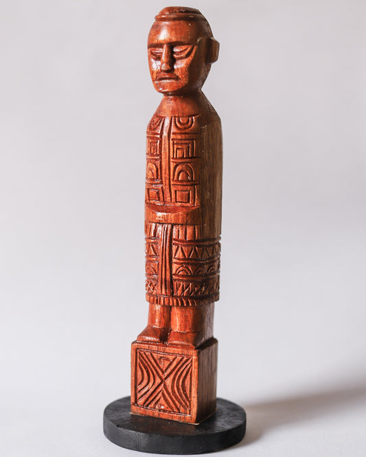 Bengal Hand-carved Wooden Sculpture Figurine