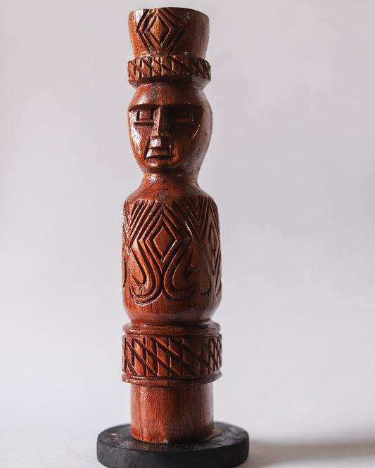 Bengal Hand-carved Wooden Sculpture Figurine