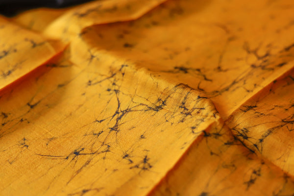 Handwoven Bengal Hand Batik Silk Saree