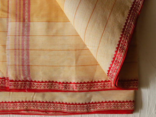 Bengal Handwoven Tangail Dhoti (Dhuti)