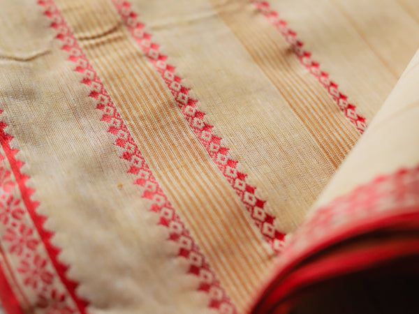 Bengal Handwoven Tangail Dhoti (Dhuti)