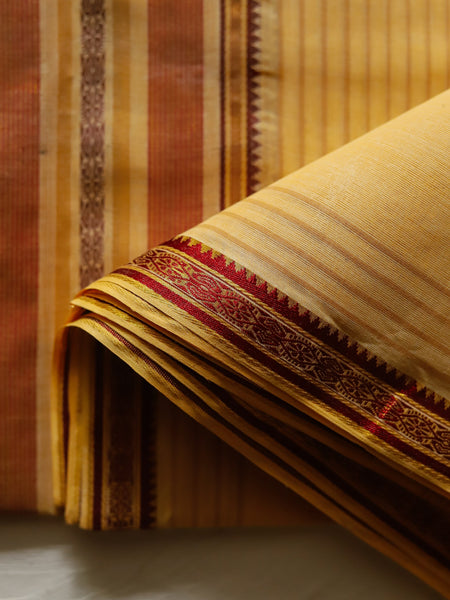 Bengal Handwoven Tangail Dhoti (Dhuti)