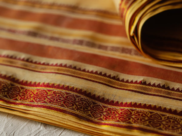 Bengal Handwoven Tangail Dhoti (Dhuti)