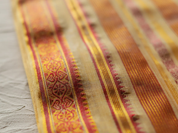 Bengal Handwoven Tangail Dhoti (Dhuti)