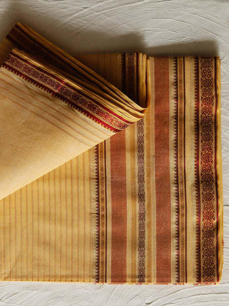 Bengal Handwoven Tangail Dhoti (Dhuti)