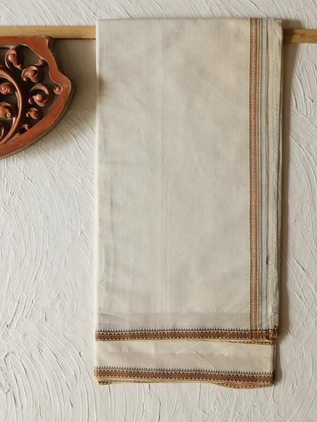 Bengal Handwoven Tangail Dhoti (Dhuti)