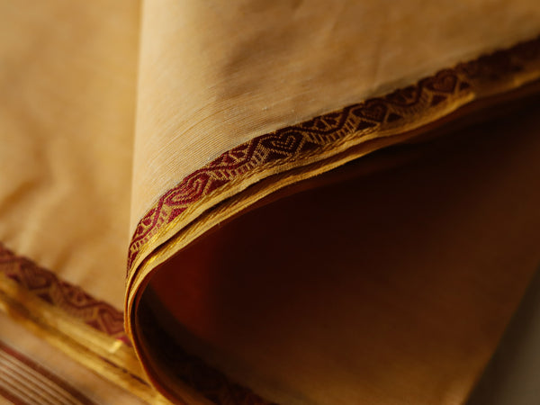 Bengal Handwoven Tangail Dhoti (Dhuti)