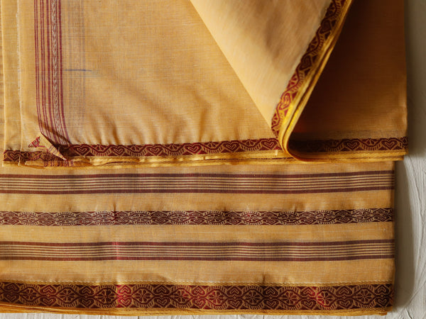 Bengal Handwoven Tangail Dhoti (Dhuti)