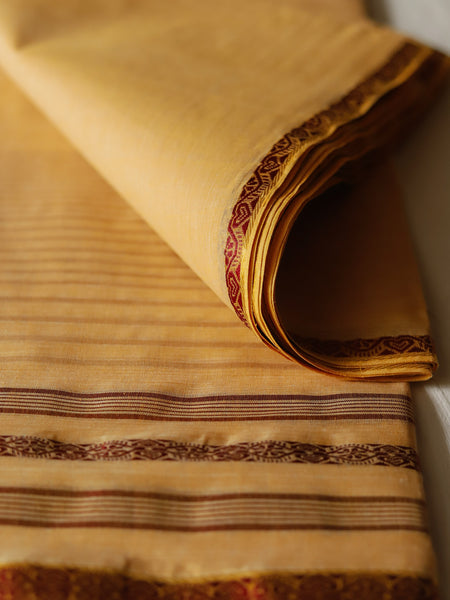 Bengal Handwoven Tangail Dhoti (Dhuti)