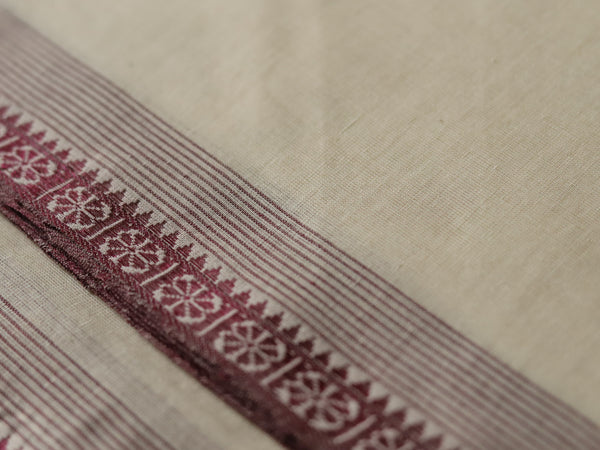 Bengal Handwoven Tangail Dhoti (Dhuti)