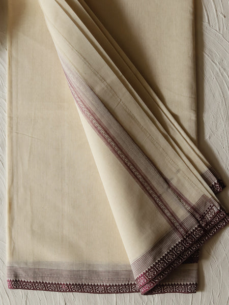 Bengal Handwoven Tangail Dhoti (Dhuti)