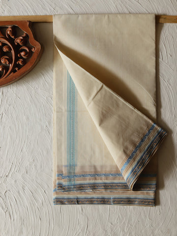 Bengal Handwoven Tangail Dhoti (Dhuti)