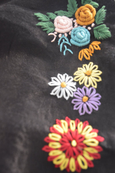 Hand-Embroidered Blouse Fabric