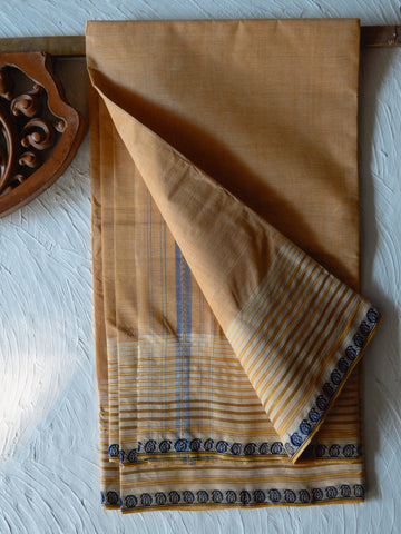 Bengal Handwoven Tangail Dhoti (Dhuti)