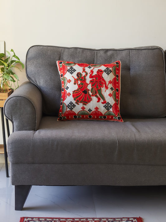 Embroidered Cushion Cover