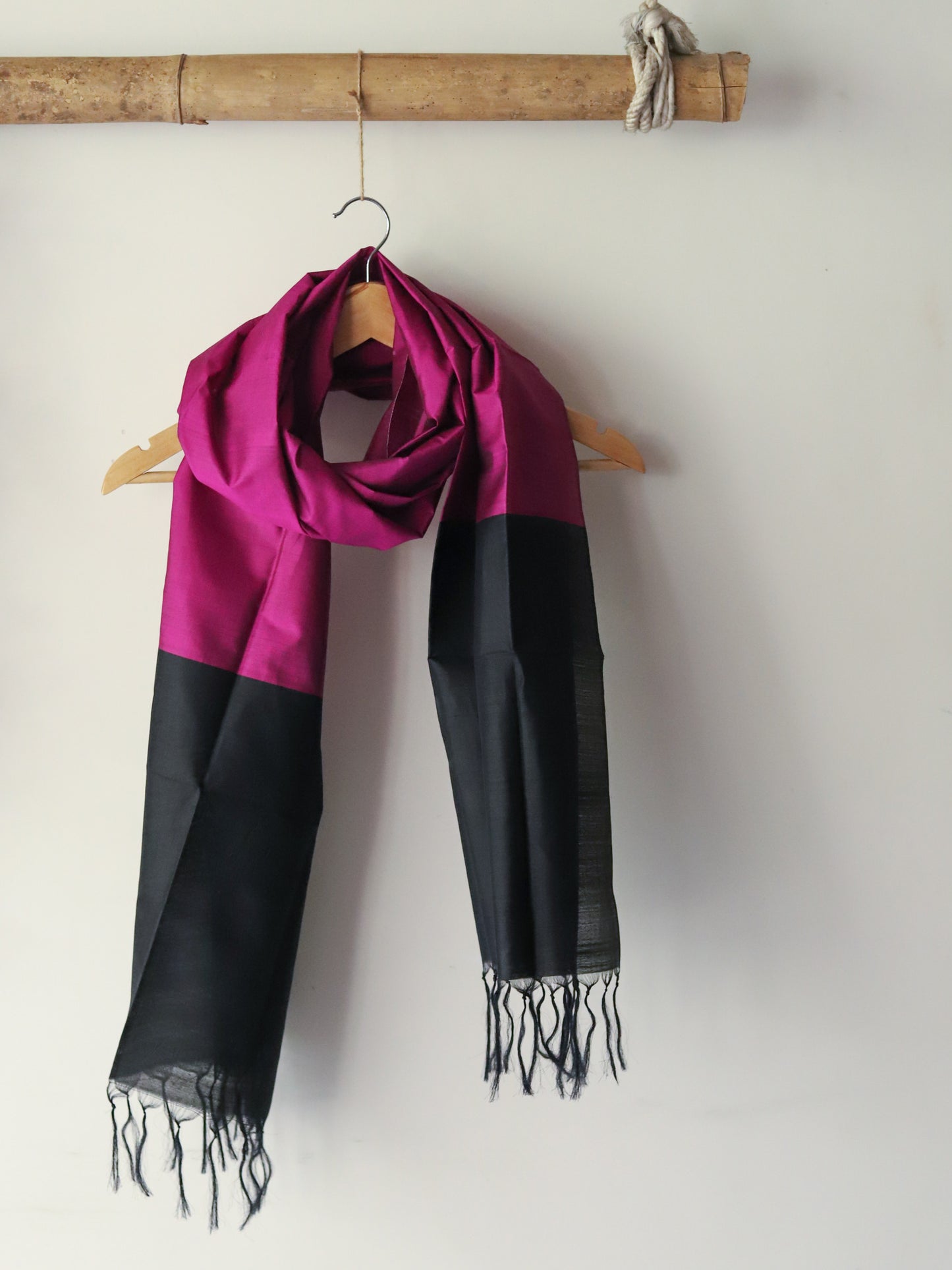 Handwoven Bengal Pure Silk Scarf / Stole