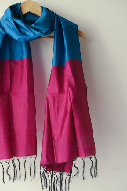 Handwoven Bengal Pure Silk Scarf / Stole