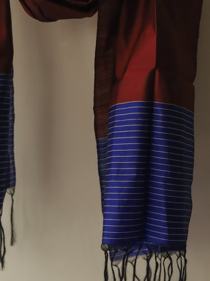 Handwoven Bengal Pure Silk Scarf / Stole