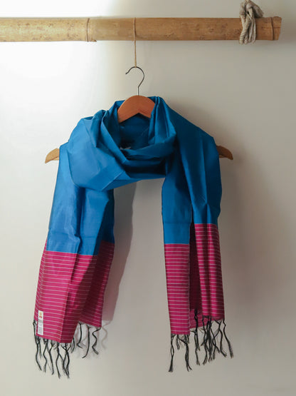 Handwoven Bengal Pure Silk Scarf / Stole