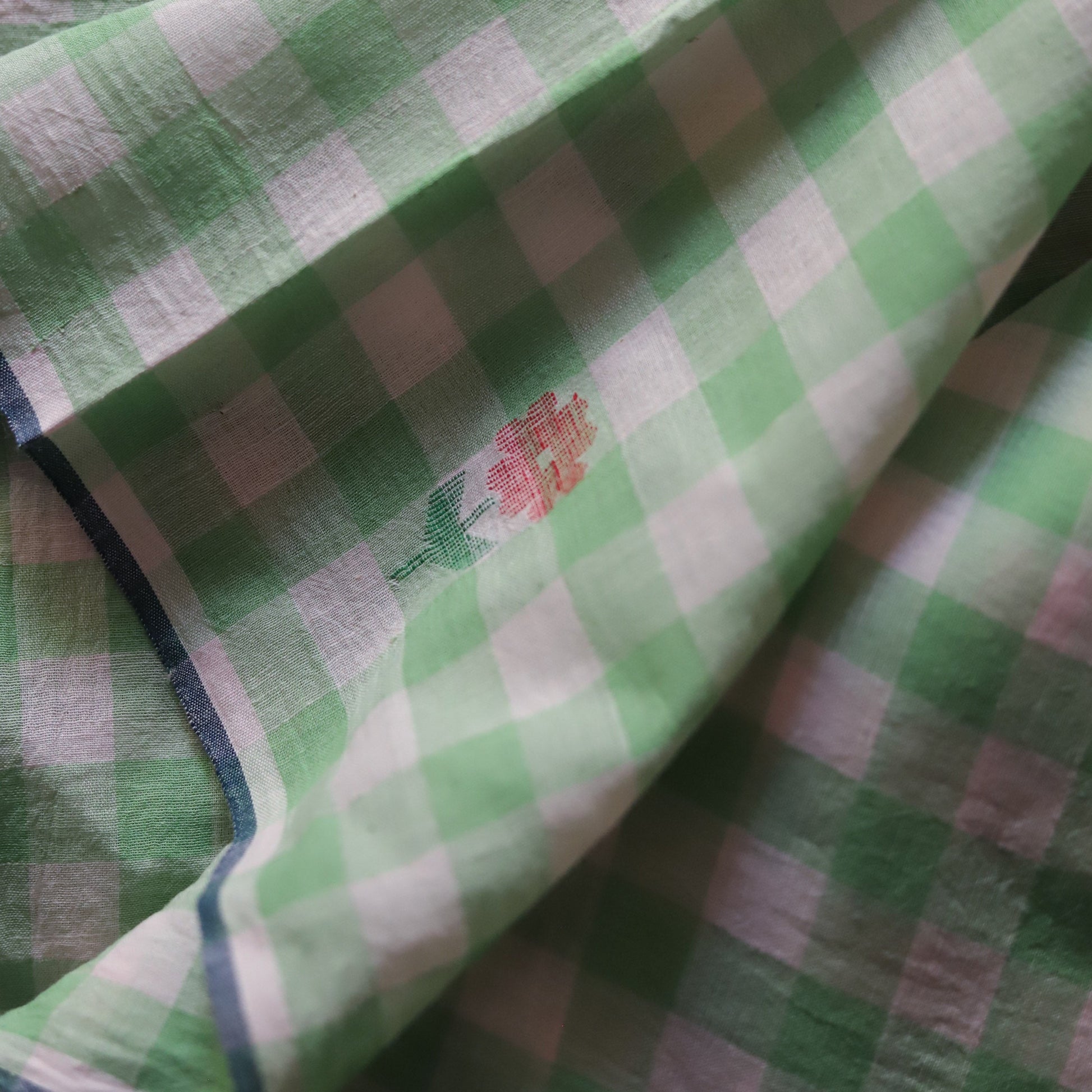 Bengal handwoven Jamdani cotton fabric 