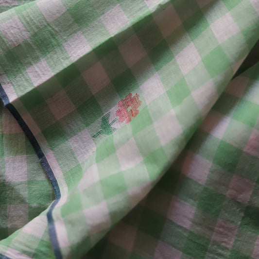 Bengal handwoven Jamdani cotton fabric 