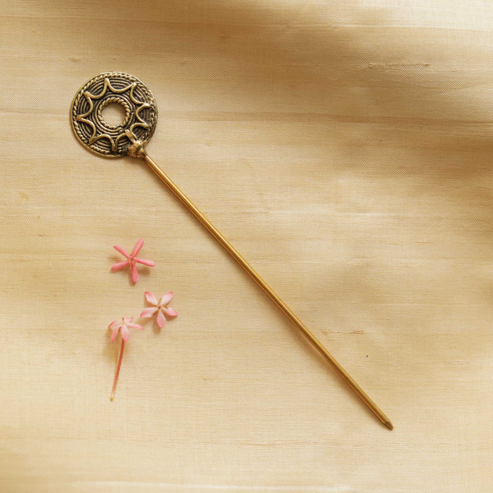 Handmade Dokra Hair Pin