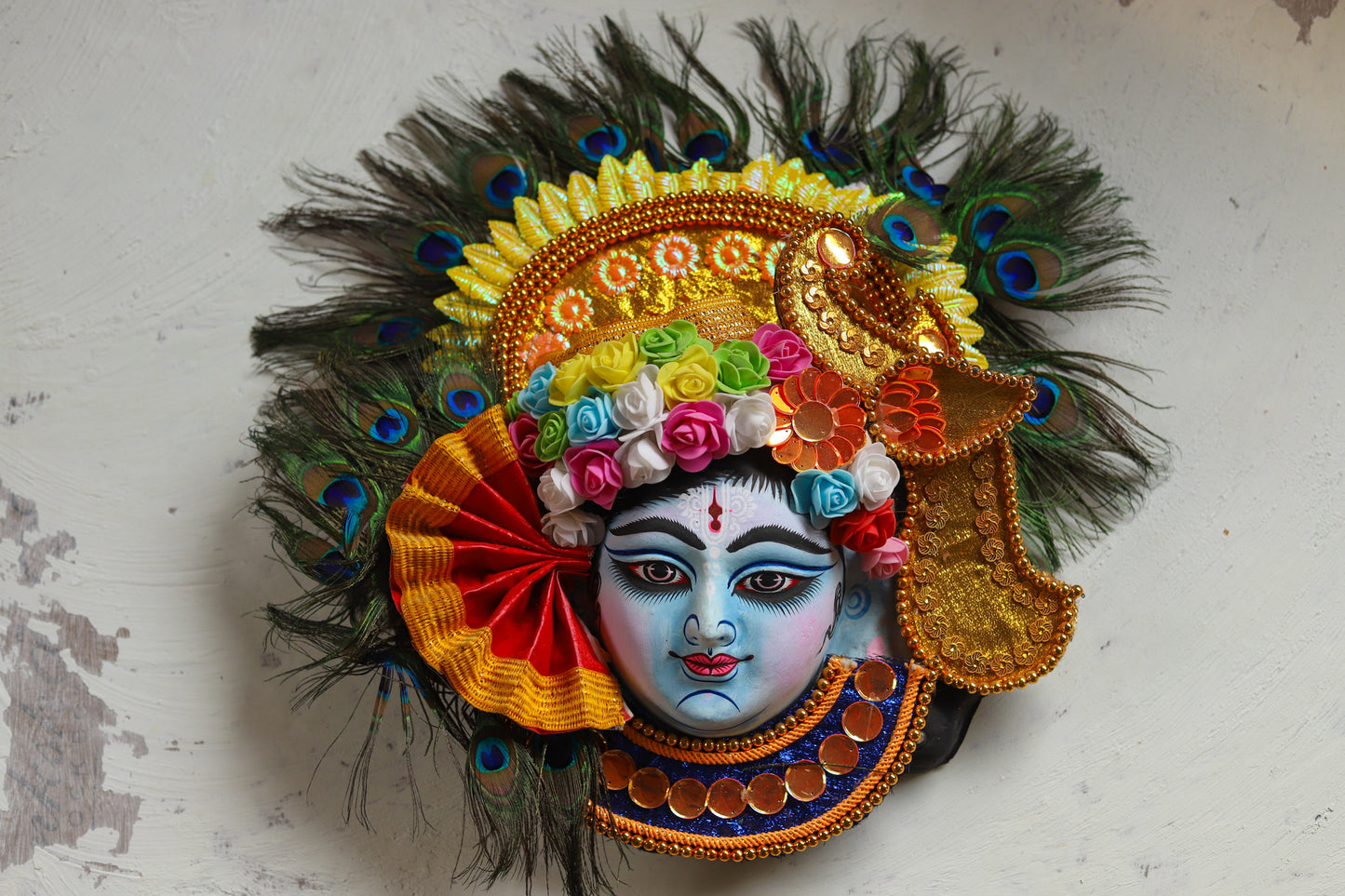 Lord Krishna Chhau Mask