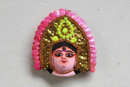 Handmade (Mukhauta) Chhau Mask - Durga Goddess