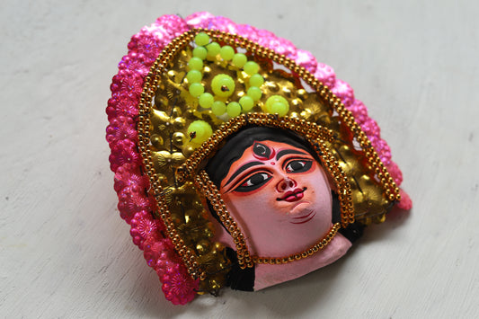 Handmade (Mukhauta) Chhau Mask - Durga Goddess