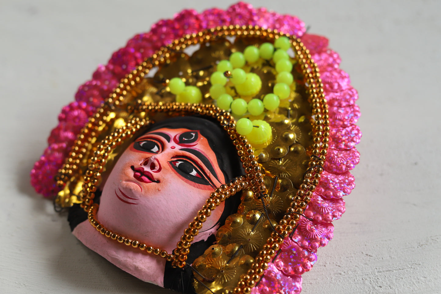 Handmade (Mukhauta) Chhau Mask - Durga Goddess