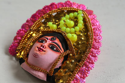 Handmade (Mukhauta) Chhau Mask - Durga Goddess