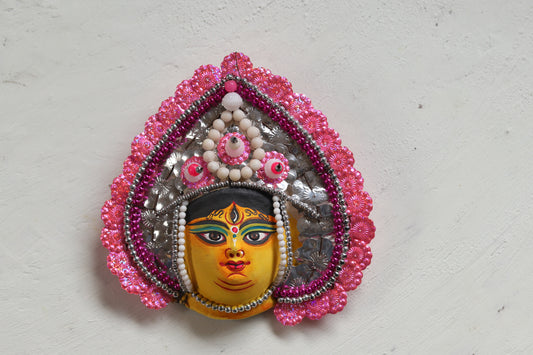 Handmade (Mukhauta) Chhau Mask - Durga Goddess