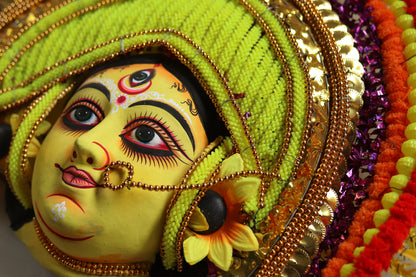 Handmade (Mukhauta) Chhau Mask - Durga Goddess