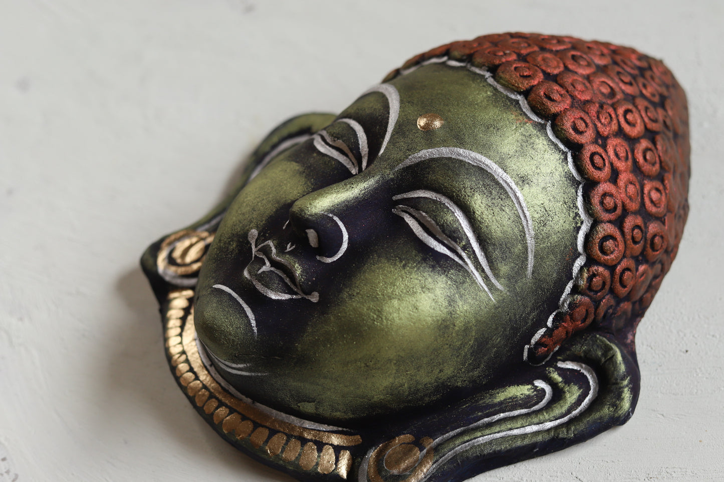 Handmade (Mukhauta) Chhau Mask - Lord Buddha