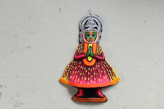 Handmade (Mukhauta) Chhau Mask - Kathakali Dancer
