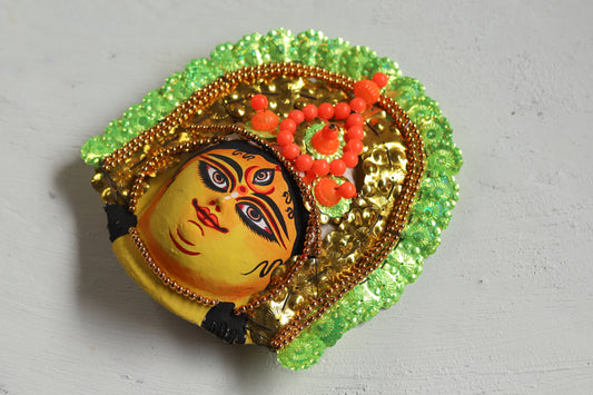 Handmade (Mukhauta) Chhau Mask - Durga Goddess