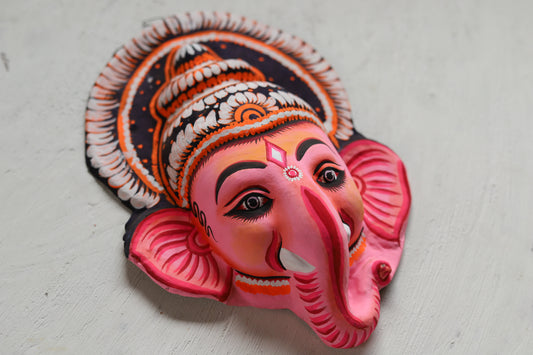 Handmade (Mukhauta) Chhau Mask - Lord Ganesh