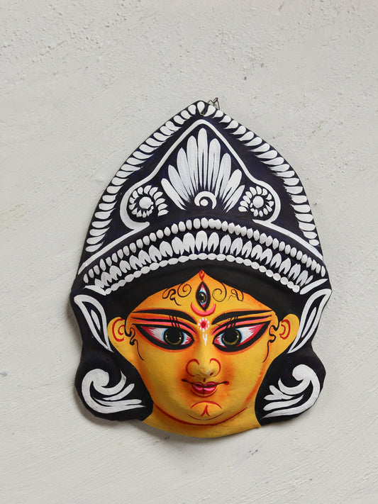 Handmade (Mukhauta) Chhau Mask - Durga Goddess