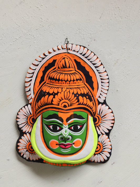 Handmade (Mukhauta) Chhau Mask - Kathakali Dancer