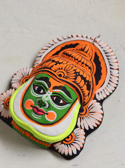 Handmade (Mukhauta) Chhau Mask - Kathakali Dancer
